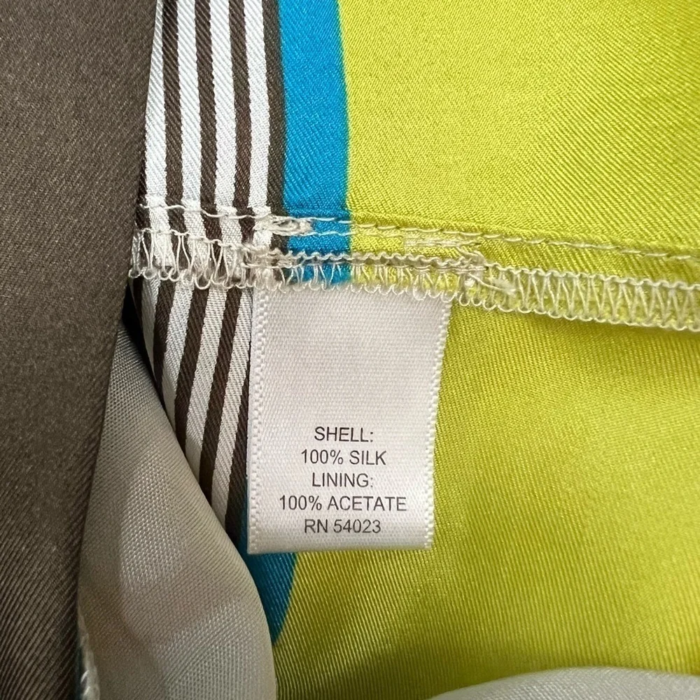 Banana Republic Silk Strapless Striped Dress - Size 4 - Picture 10 of 10